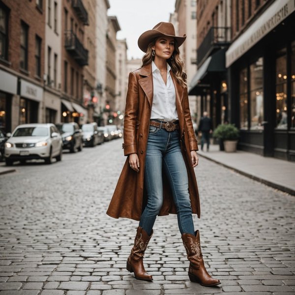 Comment intégrer des bottes de cowboy dans une tenue urbaine chic?